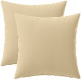  Presvlaka za jastuk 2 pcs HEERLEN Bež 45 x 45 cm Poliester | shoptok.hr