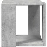 vidaXL Klubska mizica betonsko siva 32x32x30 cm inženirski les | Shoptok.si