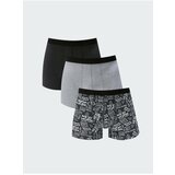 LC Waikiki Boxer Shorts - Black - 3-pack Cene'.'