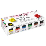  Boje za porculan Brillant Hobby Line - set 6 x 20 ml i kist (Boje za)
