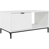 vidaXL Klubska miza Bela z visokim sijajem 90 x 49 x 46 cm | Shoptok.si