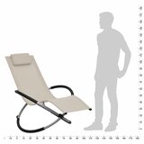  Dječja ležaljka za sunčanje čelična krem | shoptok.hr