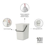 Brabantia Koš za odpadke Sort & Go 25 L - Light Grey | Shoptok.si