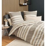 Janine POSTELJNINA 135/200 cm bombažni flanel bež | Shoptok.si