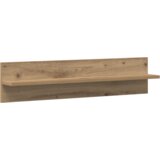 Police Stenska polica s polico 2 pcs Umetni hrast 80 x 11,5 x 18 cm, (5000201572) | Shoptok.si