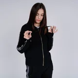 Michael_kors Sweatshirt - MK LOGO ZIP HOODIE black