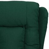  Masažni stol s funkcijo vstajanja temno zeleno blago, (20921172) | Shoptok.si