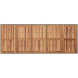  Vrtni stol s pločom od drva bagrema sivi 240x90x75cm poliratana | shoptok.hr