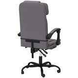  Uredski naslonjač od umjetne kože sivi | shoptok.hr