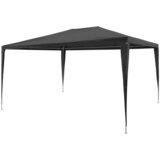 vidaXL Šotor za zabave 3x4 m PE antracit | Shoptok.si