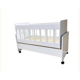 Futrix Kolevka za bebe na točkićima ljuljajuća belo dušek 100 x 50 cm ( 32441 ) | ePonuda.com