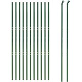  Ograja iz žične mreže zelena 1,4x25 m pocinkano jeklo | Shoptok.si