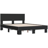 vidaXL Okvir za krevet crni 120x190 cm konstruirano drvo i metal | shoptok.hr
