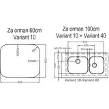 Alveus monarch variant 10 gold 480x400/180 mm | ePonuda.com