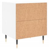  Noćni ormarići 2 kom bijeli 40x35x47,5 cm od konstruiranog drva | shoptok.hr