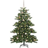 vidaXL Umjetno božićno drvce s nogom with 15 LEDs Zelena 150 cm PVC | shoptok.hr