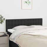  Uzglavlja crna 144x5x78/88 cm od tkanine | shoptok.hr