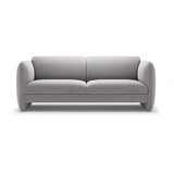 Micadoni Svijetlo siva baršunasti sofa 204 cm Georgia – Cijene