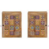 Viseći ormar za kupaonicu s pohranom Prirodna 38 x 33 x 48 cm | shoptok.hr
