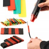 Rosfix SET TOPLOTNO SKRČLJIVIH CEVI 127 + 164 KOS – POLIOLEFINSKA IZOLACIJA | 2:1, -55 °C DO +125 °C, (5000068559) | Shoptok.si