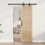  Klizna vrata ORKDAL Prirodna 61 x 198 5 cm Masivna borovina | shoptok.hr