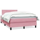 Box Spring krevet s madracem ružičasti 120x220 cm samt | shoptok.hr