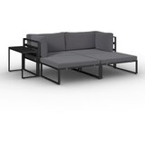 Bessagi Garden Lounge Garnitura Valentina, Temno Siva, 5-Delni Set | Shoptok.si