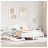 vidaXL Okvir kreveta bez madraca bijeli 140 x 190 cm masivna borovina | shoptok.hr