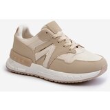 Boto Women's Beige Faux Leather Sneakers Vinelli | shoptok.hr