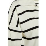 Trendyol Black Super Oversize Striped Knitwear Sweater | Shoptok.si
