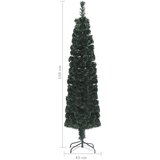  Umjetno tanko božićno drvce sa stalkom 150 cm optička vlakna | shoptok.hr