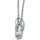  Ženski oliver weber flip flop crystal lanČiĆ sa swarovski belim kristalima ( 12048 ) Cene