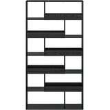  Polica za knjige 100 x 33 x 156 5 cm Konstruirano drvo - Crni hrast 187 5 cm | shoptok.hr