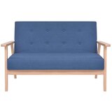 3 3-dijelna garnitura od tkanine plava | shoptok.hr