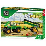  kocke blocki traktor sa prikolicom i dodacima 164 delova | ePonuda.com