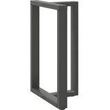  Noge za barski stol T-oblika 2 kom antracit 60x35x(90-91) cm čelik | Eponuda.com