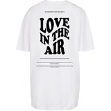Merchcode Women's T-shirt Love In The Air Oversized Boyfriend white | ePonuda.com