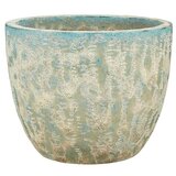  Okrogel cvetlični lonec Machu (Ø x V: 35 x 27 cm, Keramika, Svetlo modra) | Shoptok.si