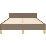  Okvir za krevet s uzglavljem smeđesivi 120x190 cm od tkanine | shoptok.hr