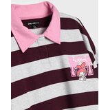 Sinsay Prugasta polo majica dugih rukava s pamukom My Melody | shoptok.hr
