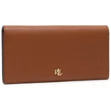 Polo Ralph Lauren Velika ženska denarnica Slim Wallet 432802917010 Rjava