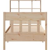  Posteljni okvir brez vzmetnice 75x190 cm trdna borovina, (21610661) | Shoptok.si