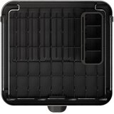 Joseph Joseph Crni plastičan prilagodljiv ocjeđivač za posuđe 35,5x38 cm Extend Steel Plus – | shoptok.hr