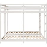  Trokatni krevet Bijelo 160 x 200 cm Čvrsto borovo drvo | shoptok.hr