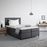 Bessagi Home Postelja Boxspring Florin, Siva, 140x200 Cene