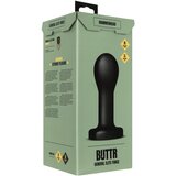 BUTTR Hammerhead - veliki analni dildo (crni) | shoptok.hr