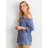 Factory Price Blouse-PL-BZ-4032.11-dark blue | Shoptok.si