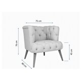 Atelier Del Sofa fotelja west monroe cream