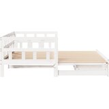  Dnevni krevet na razvlačenje s ladicama bez madraca 90 x 190 cm | shoptok.hr