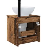  Umivaonik s policom za zid Staro drvo 49 x 44,5 x 66,5 cm | shoptok.hr